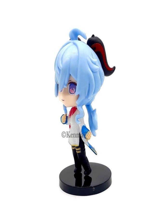 KENMA Genshin Impact Plenilune Gaze Ganyu Action Figures 10 Cms PVC Anime Figurine Weeb Manga Collectible Model Toy - Image 3